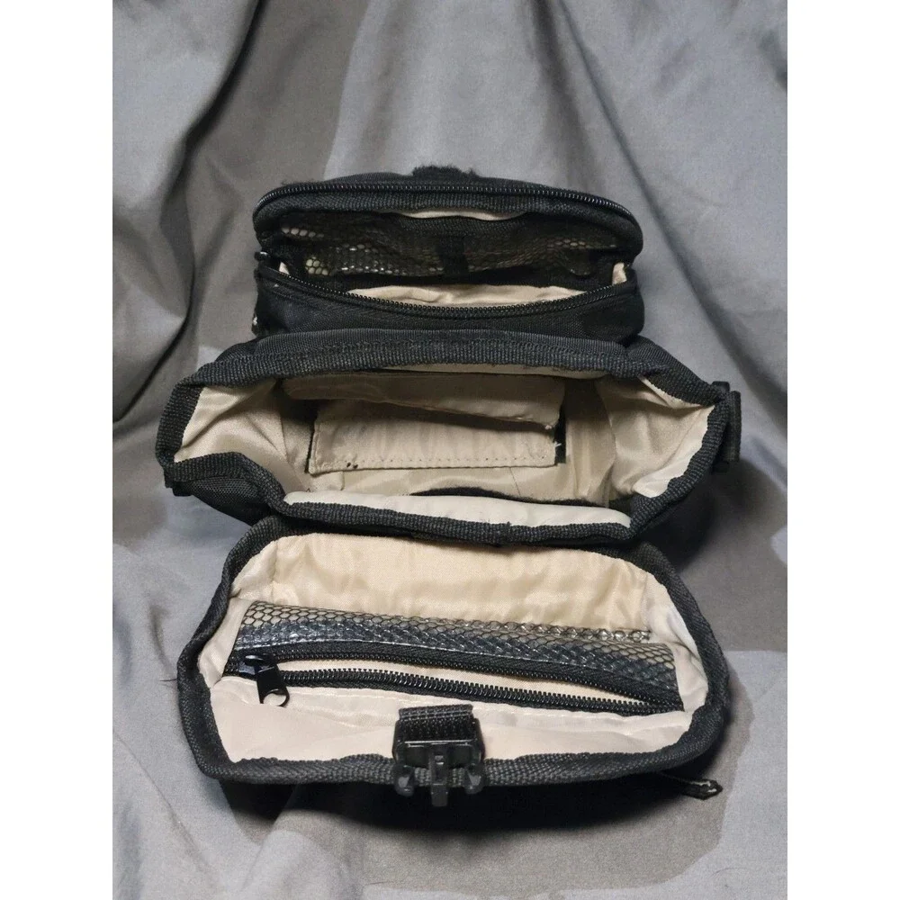Denali Tech Los Angeles Camera Carry Shoulder Bag Padded Nylon Black Green